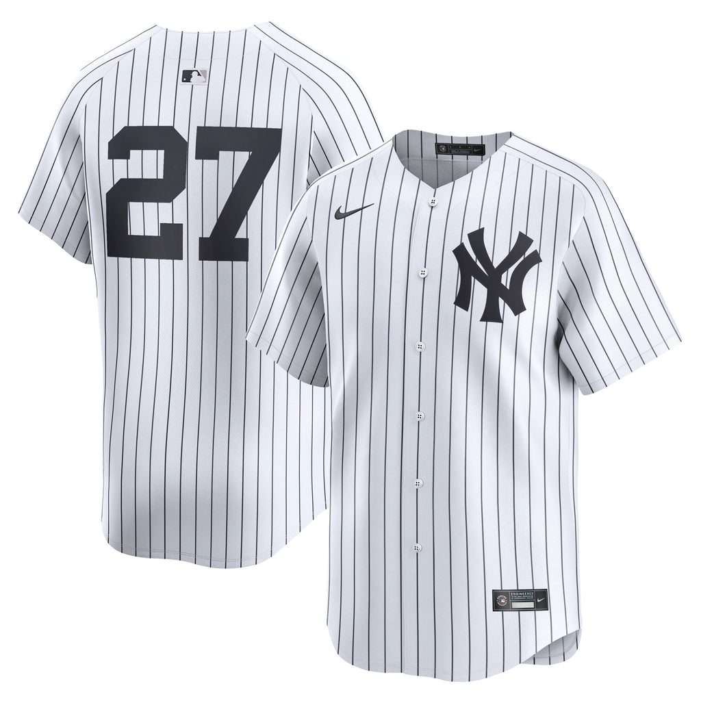 Men's New York Yankees Giancarlo Stanton Nike White Home Limited Player Jersey