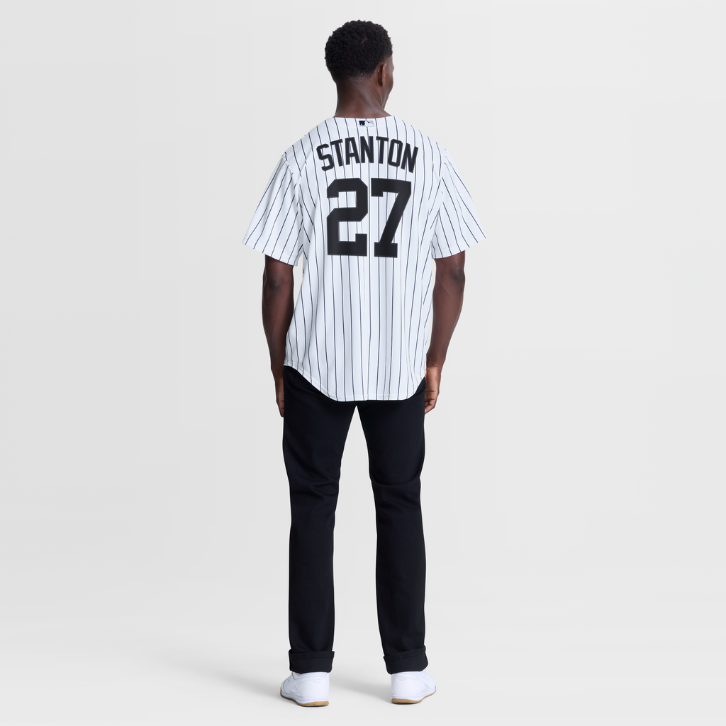 Men's New York Yankees Giancarlo Stanton Nike White Home Replica Jersey - 6