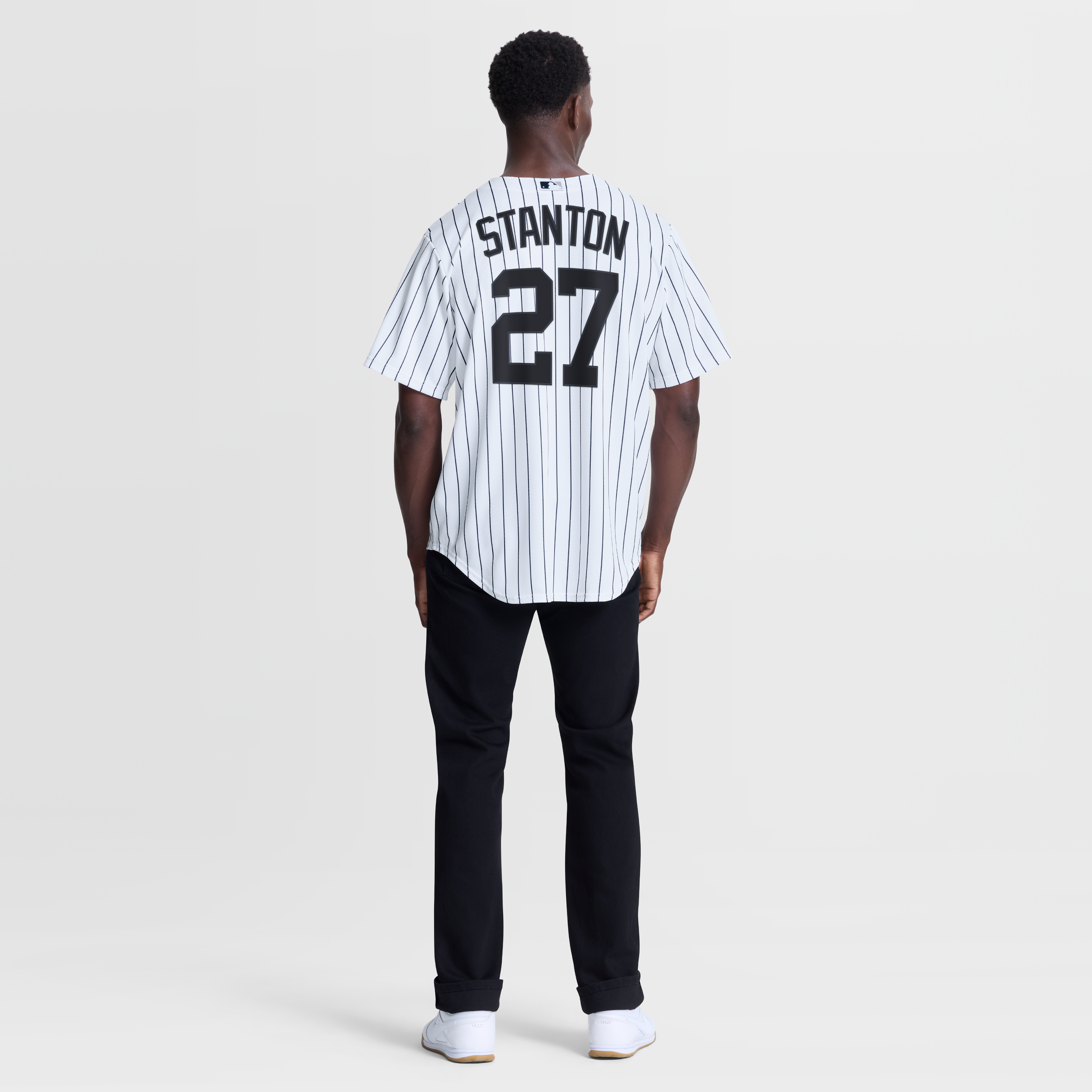 Men's New York Yankees Giancarlo Stanton Nike White Home Replica Jersey - 6