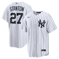 Men's New York Yankees Giancarlo Stanton Nike White Home Replica Jersey