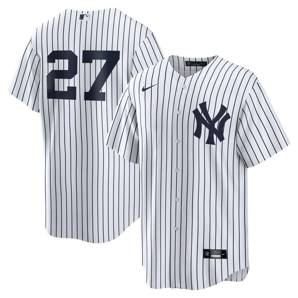 Men's New York Yankees Giancarlo Stanton Nike White Home Replica Player Jersey - 2