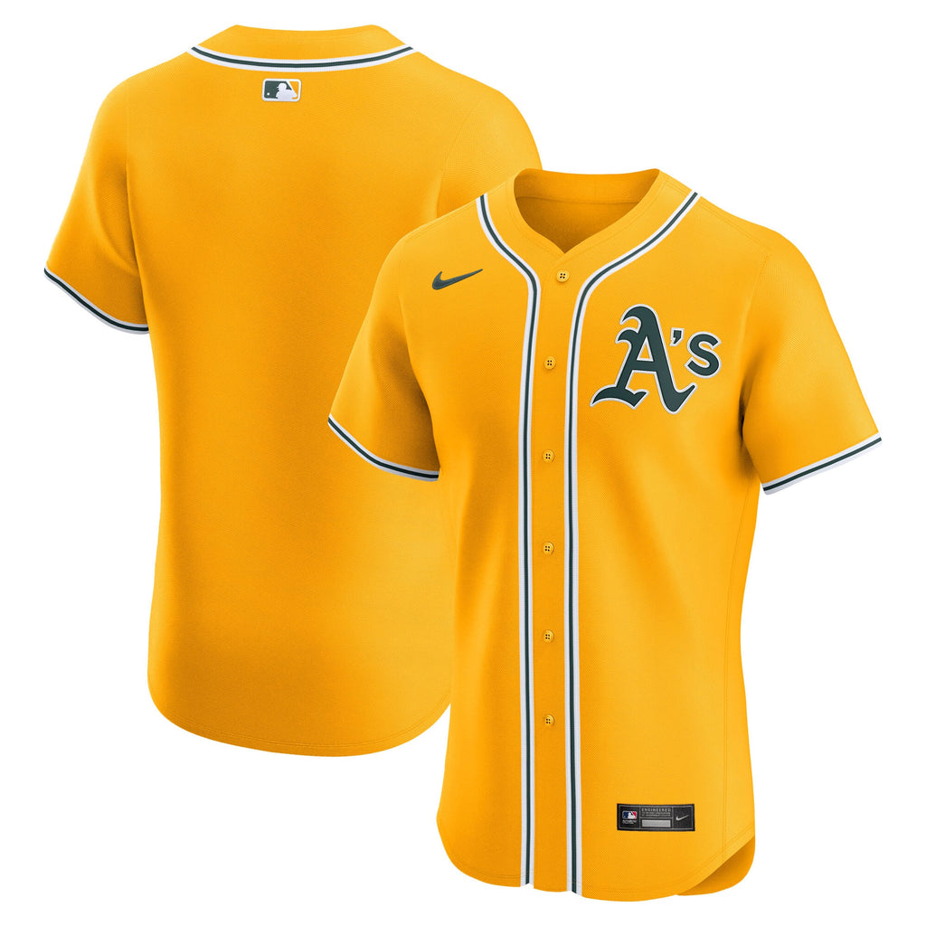 Men's Athletics Nike Gold Alternate 2 Elite Jersey - 2