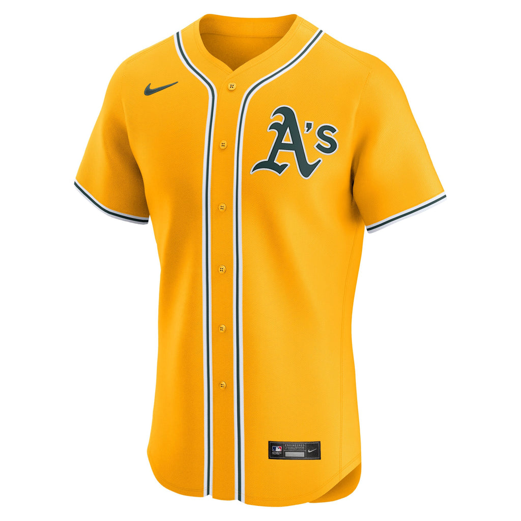Men's Athletics Nike Gold Alternate 2 Elite Jersey - 3