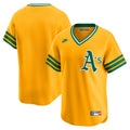Men's Athletics Nike Gold Cooperstown Collection Limited Jersey
