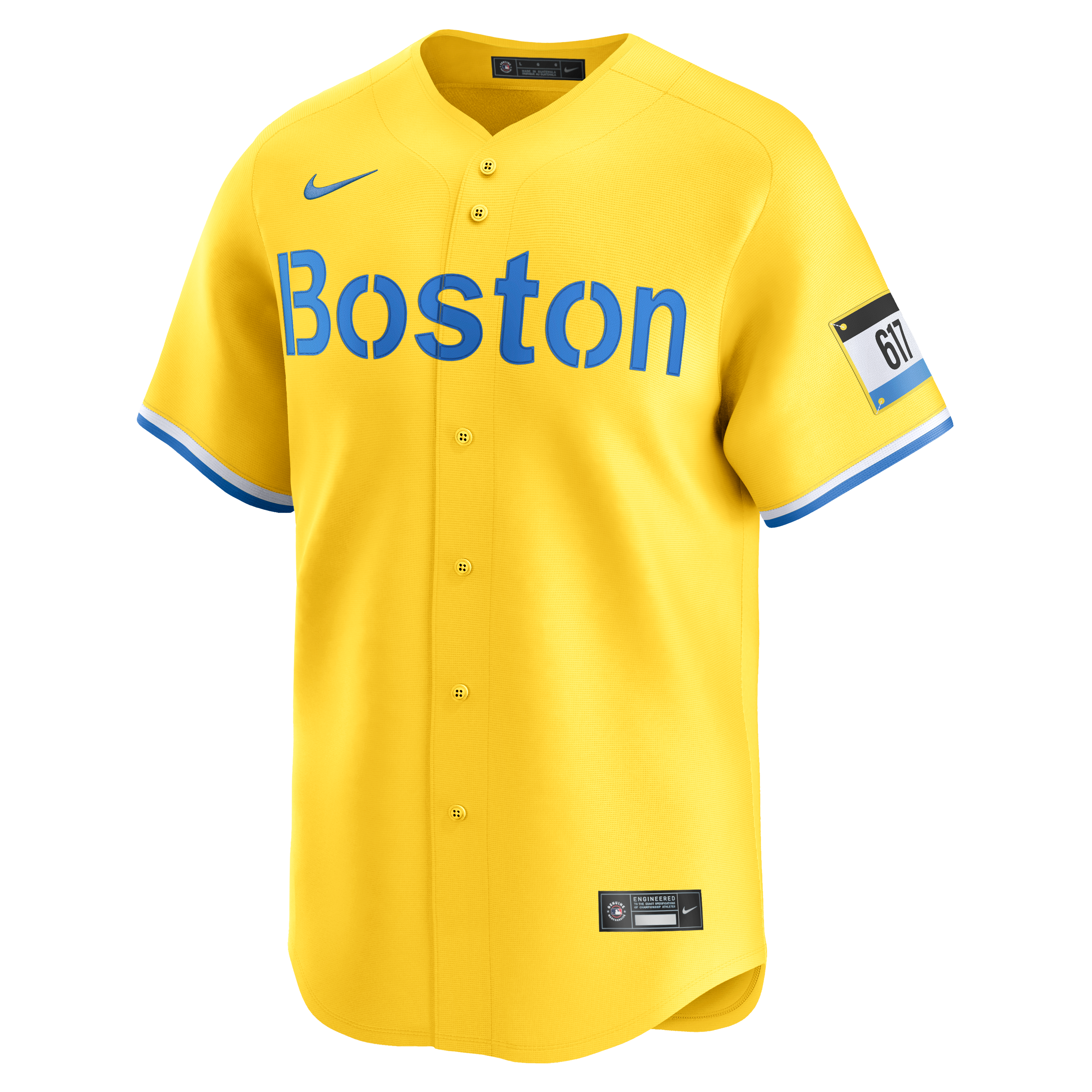 Men's Boston Red Sox Nike Gold City Connect Limited Jersey - 6