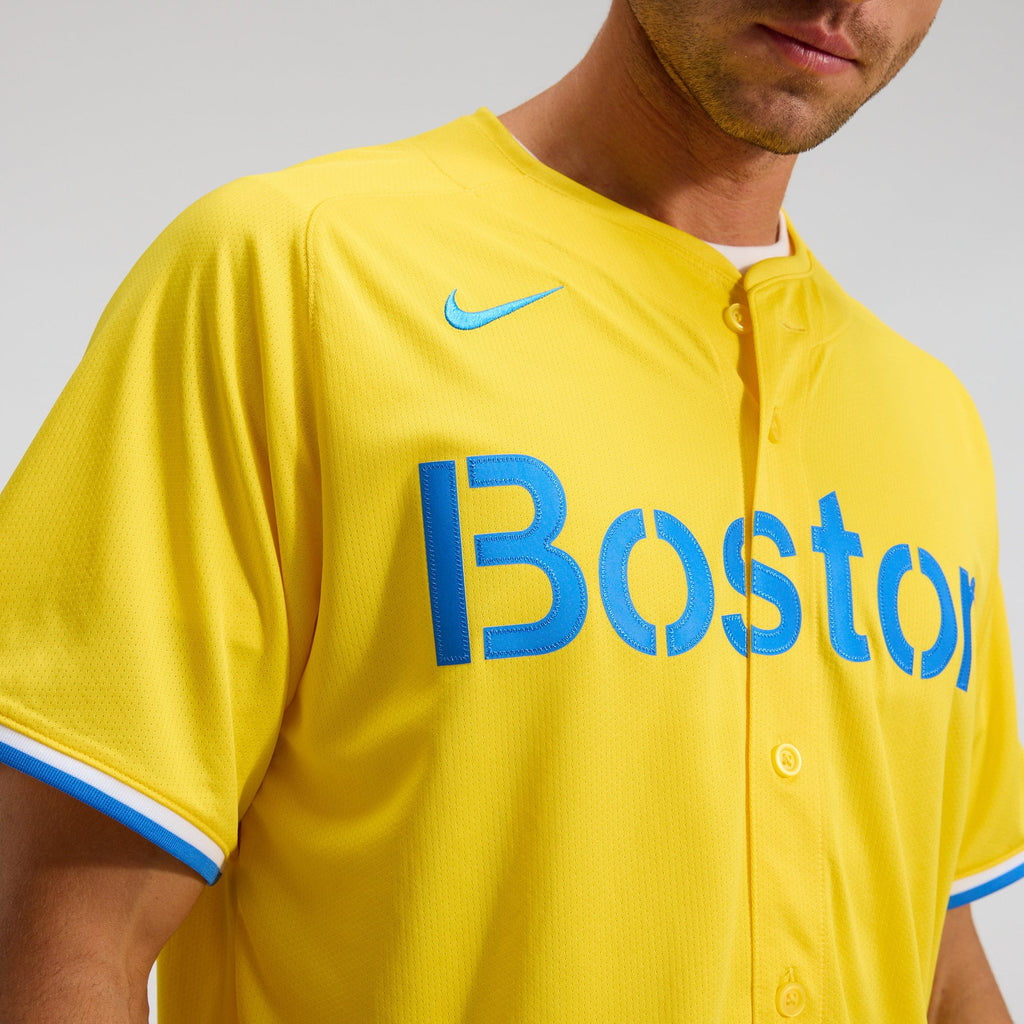 Men's Boston Red Sox Nike Gold City Connect Limited Jersey - 9