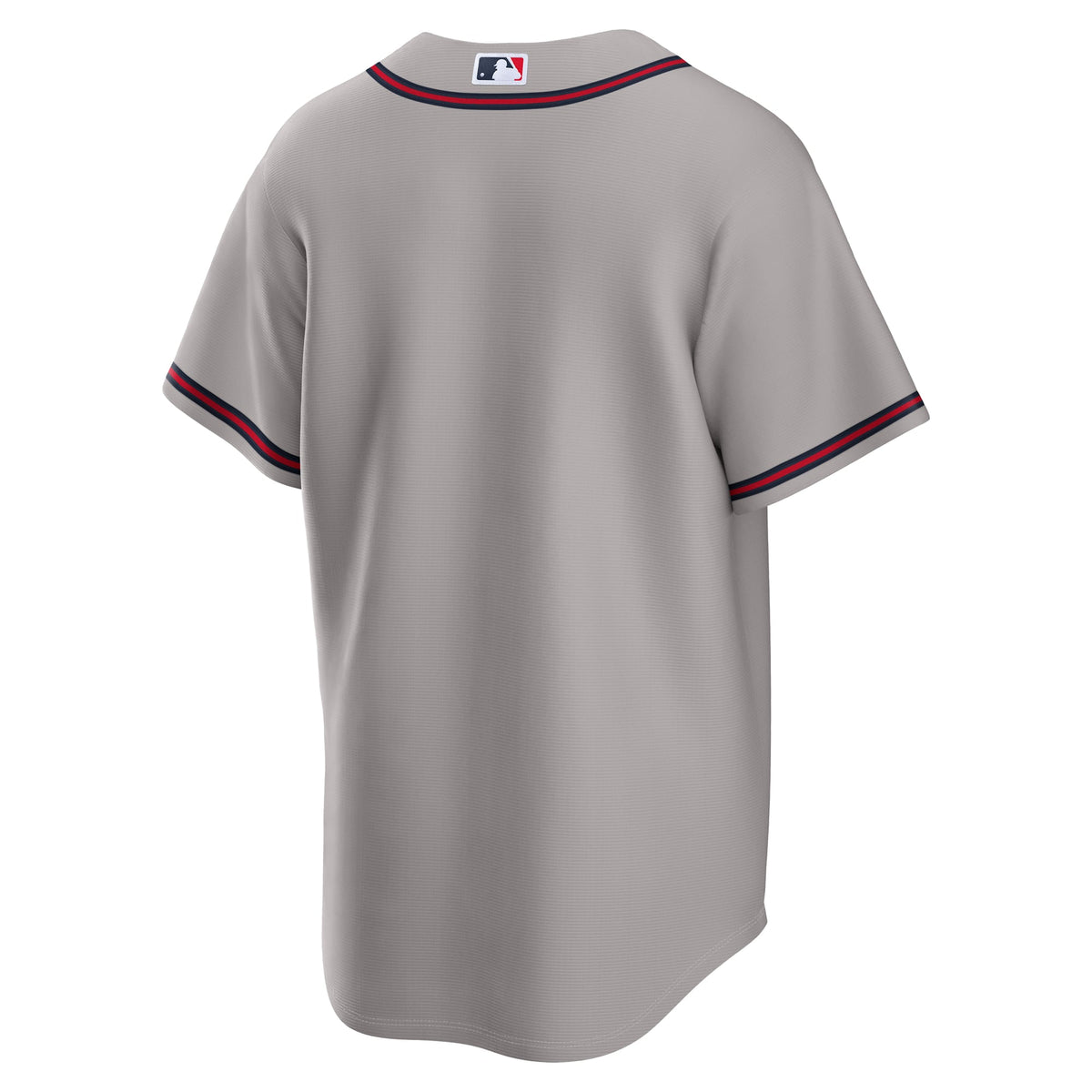 Men's Atlanta Braves Nike Gray Road Replica Jersey - 4