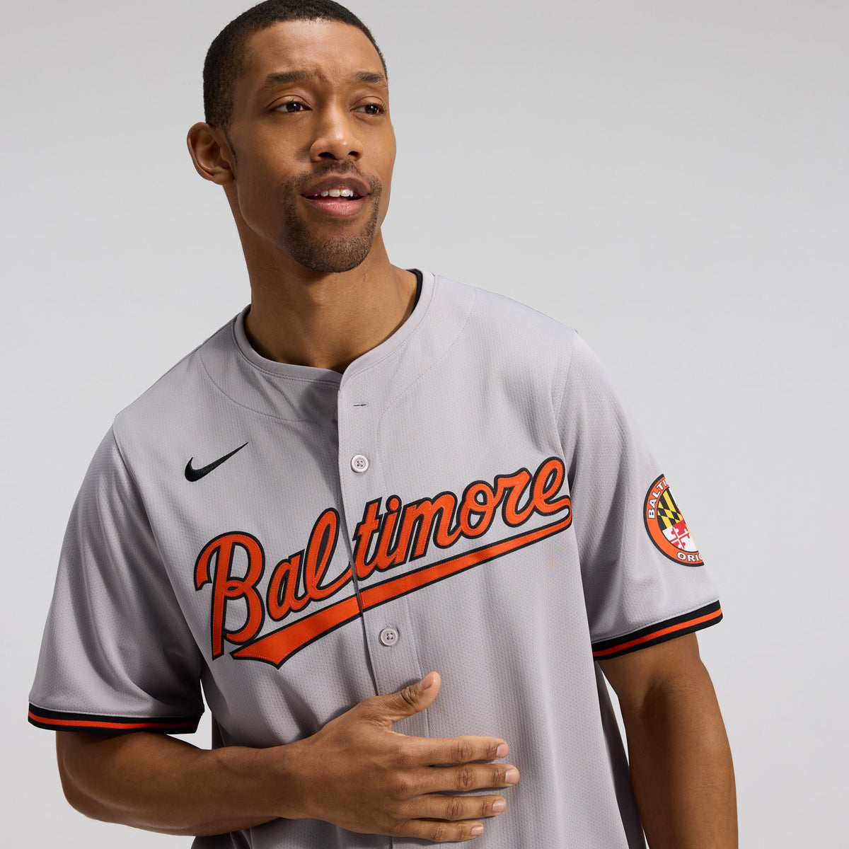 Men's Baltimore Orioles Nike Gray Road Limited Jersey - 11