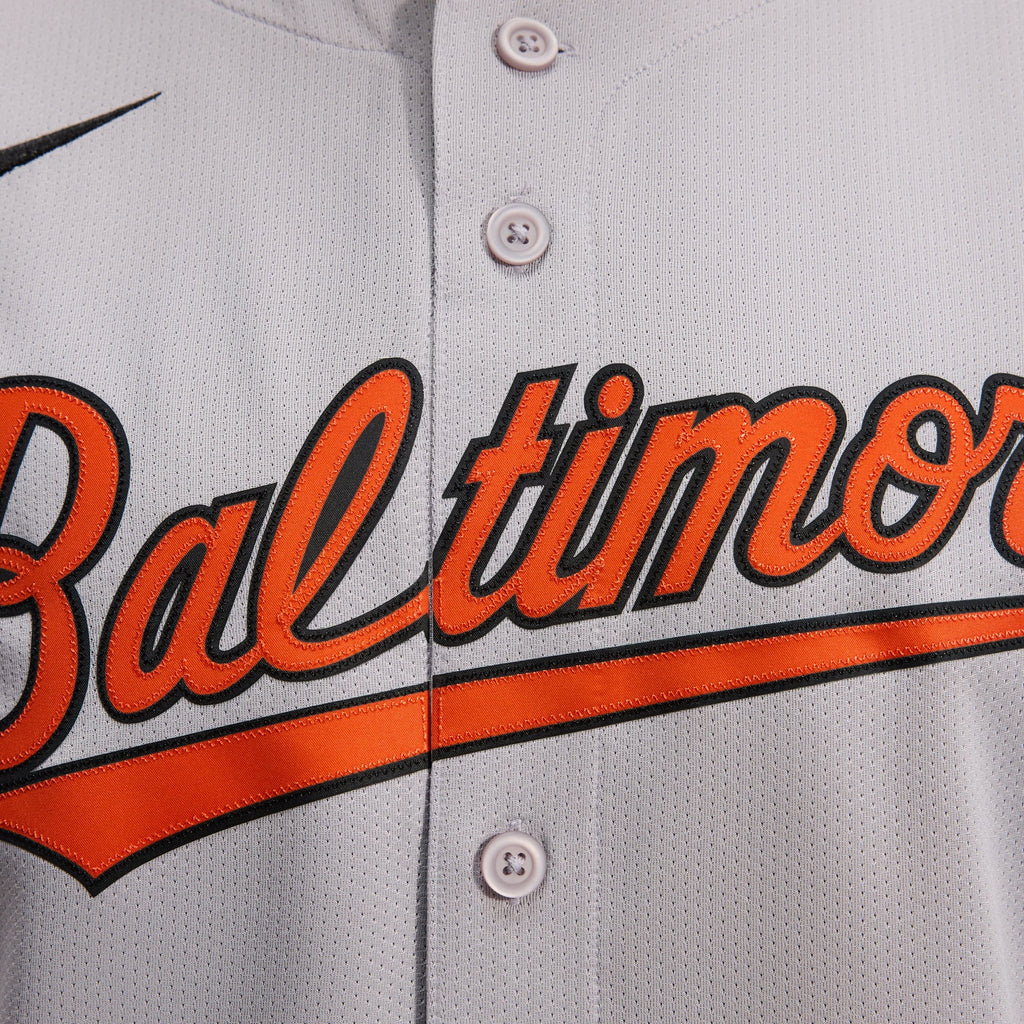 Men's Baltimore Orioles Nike Gray Road Limited Jersey - 12