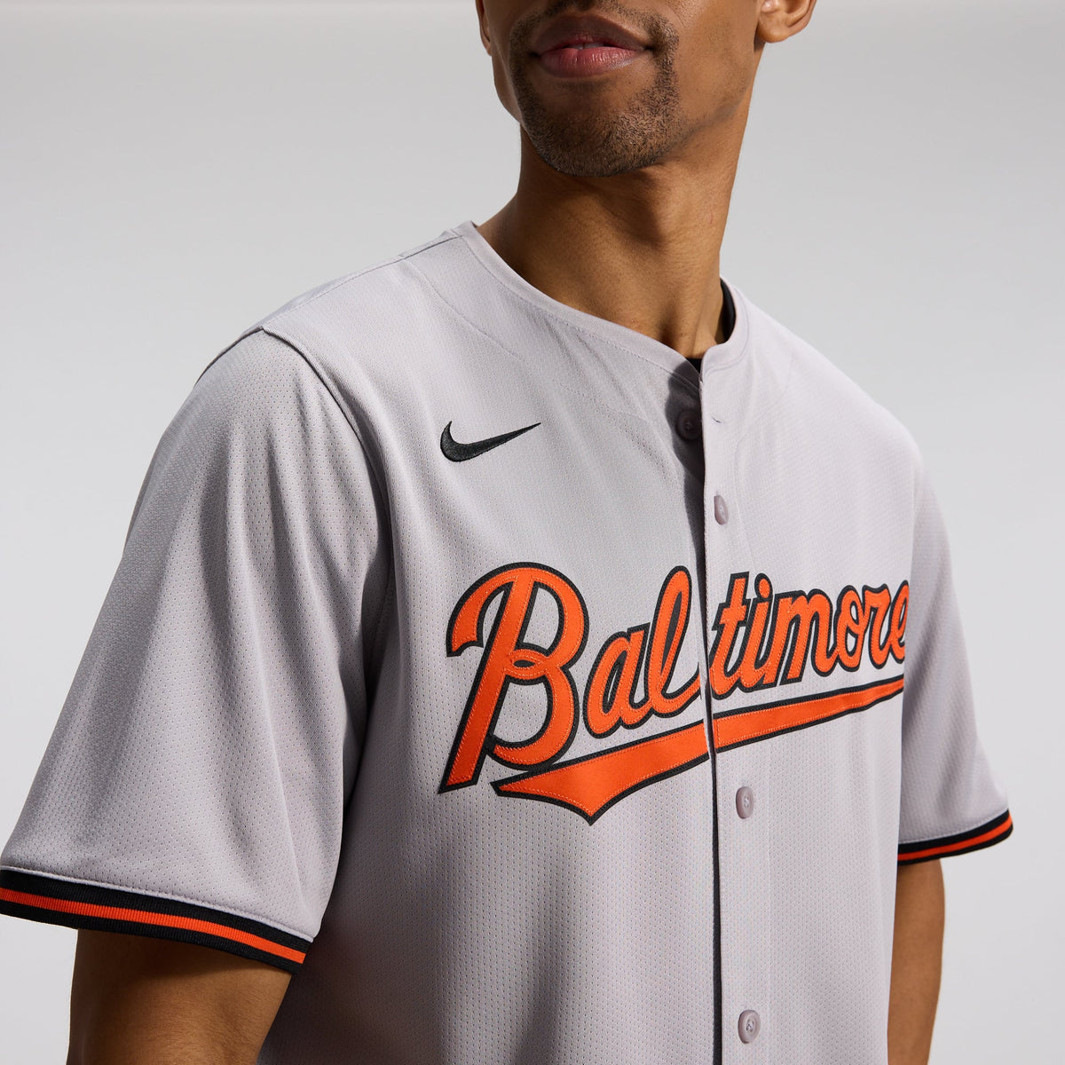 Men's Baltimore Orioles Nike Gray Road Limited Jersey - 10