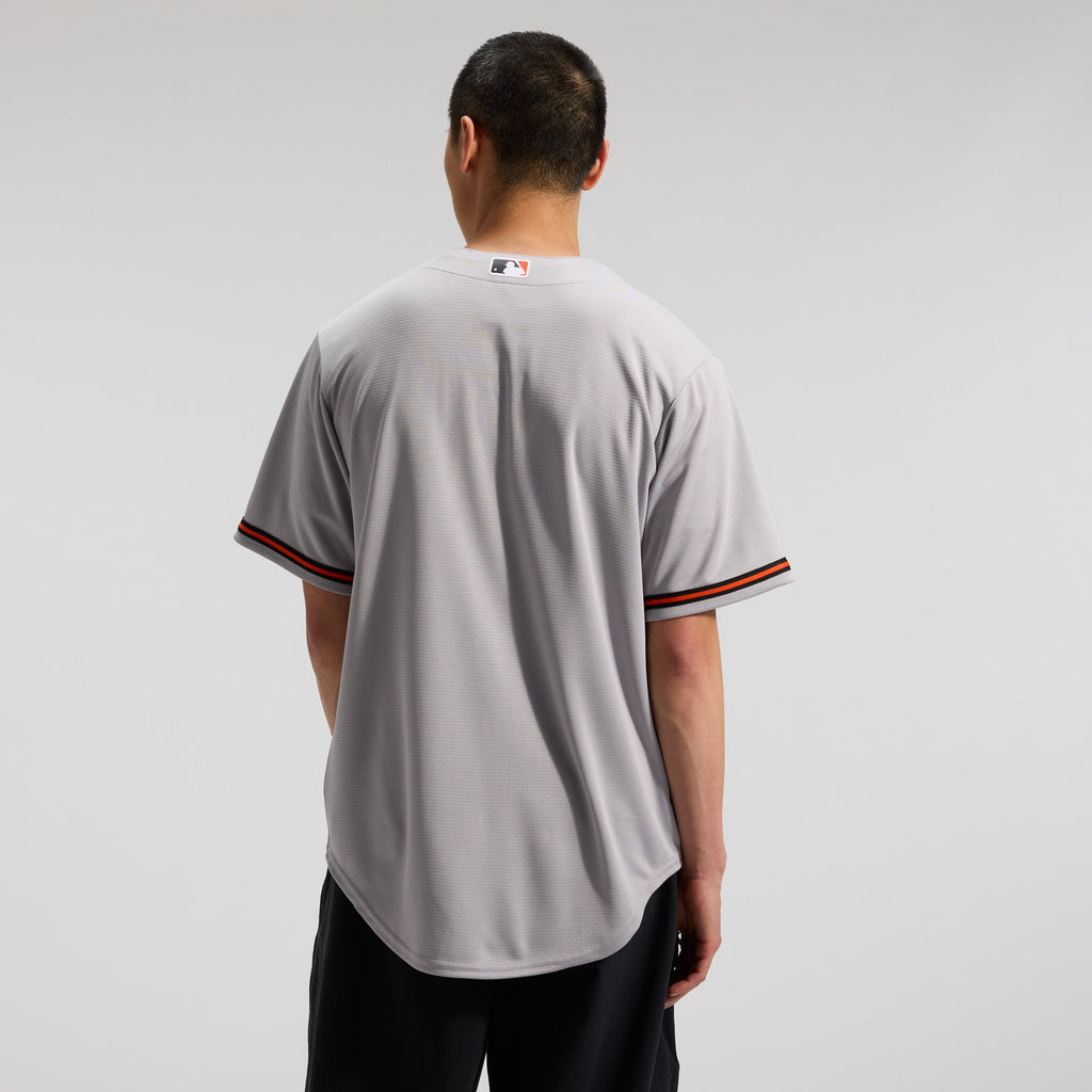 Men's Baltimore Orioles Nike Gray Road Replica Team Jersey - 3