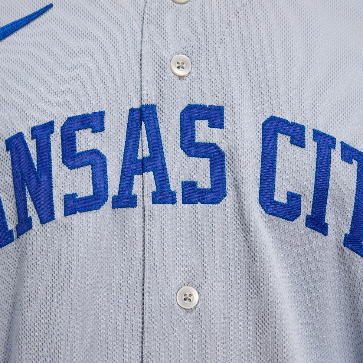 Men's Kansas City Royals Nike Gray 2022 Road Authentic Jersey - 13