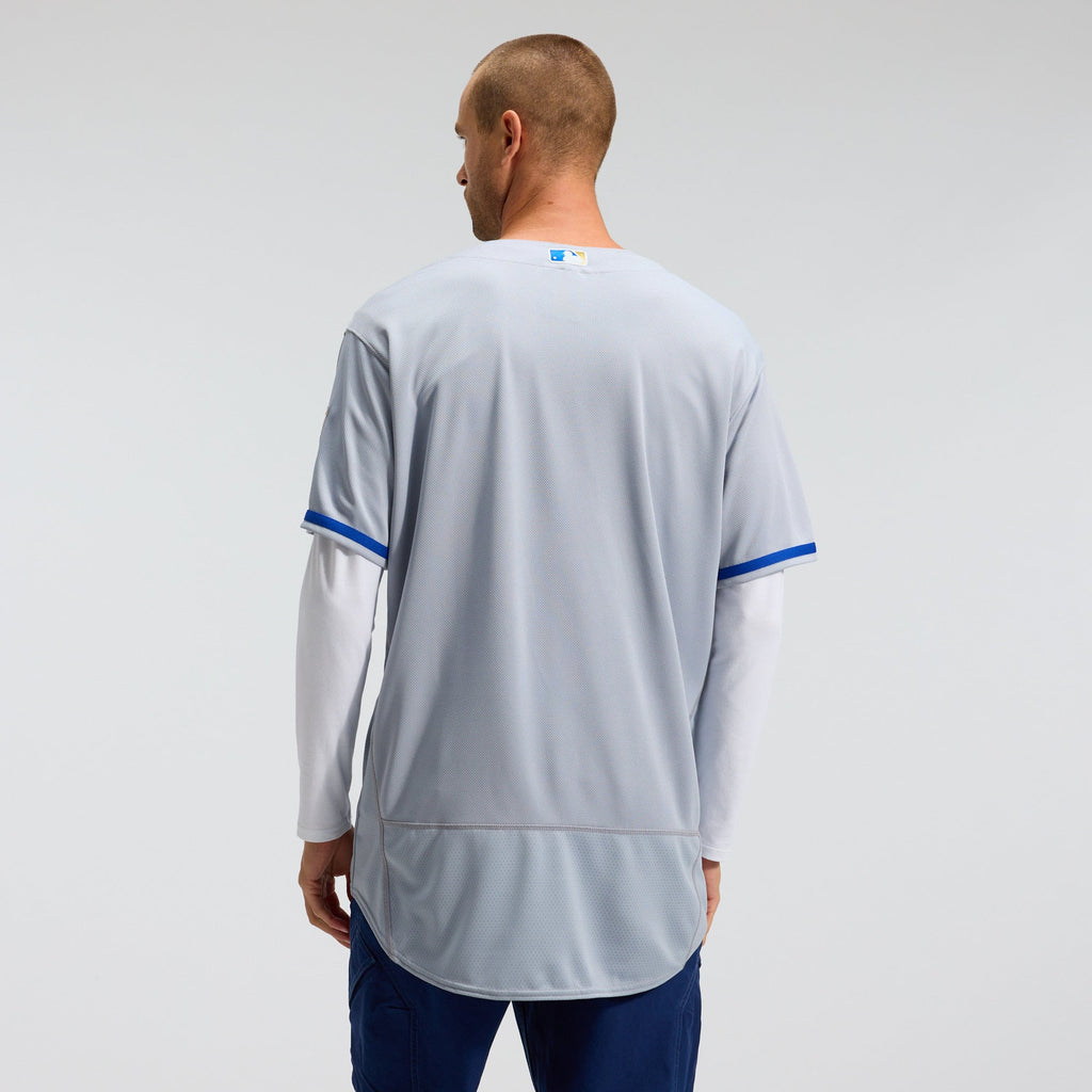 Men's Kansas City Royals Nike Gray 2022 Road Authentic Jersey - 3