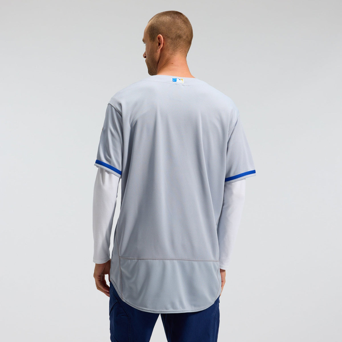 Men's Kansas City Royals Nike Gray 2022 Road Authentic Jersey - 3