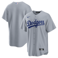 Men's Los Angeles Dodgers Nike Gray Road Replica Jersey