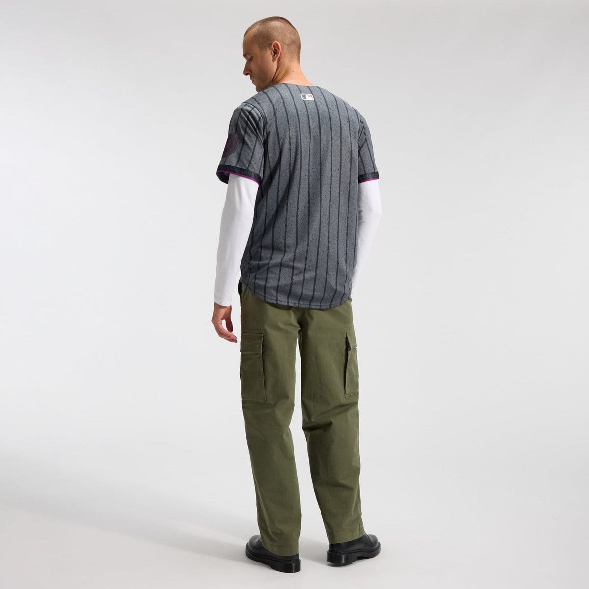 Men's New York Mets Nike Gray City Connect Limited Jersey - 5