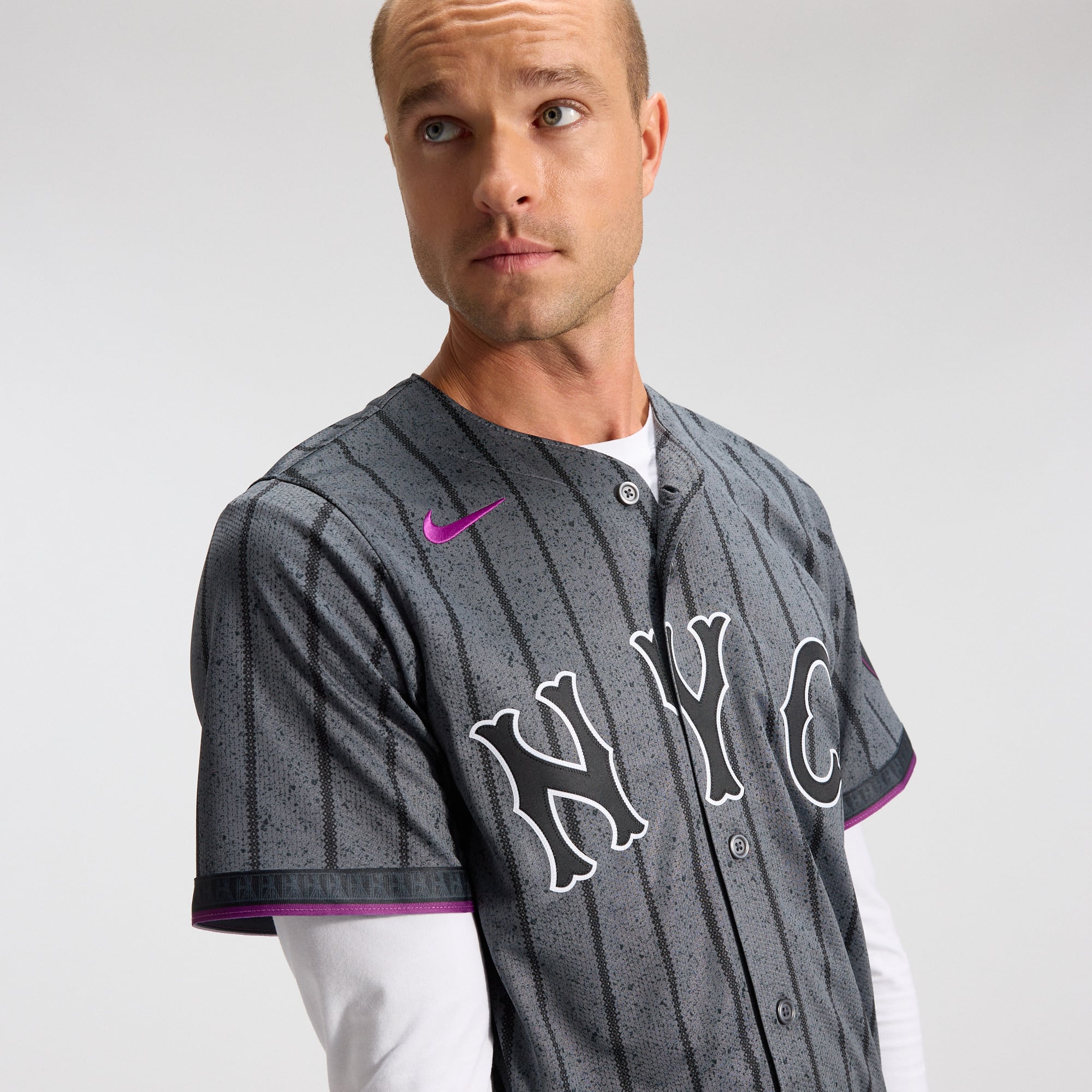 Men's New York Mets Nike Gray City Connect Limited Jersey - 9