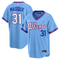 Men's Atlanta Braves Greg Maddux Nike Powder Blue 2026 City Connect Stadium Jersey