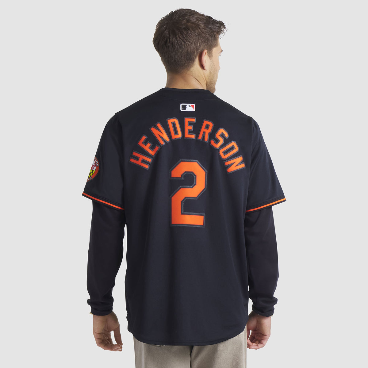 Men's Baltimore Orioles Gunnar Henderson Nike Black Alternate Limited Player Jersey - 6