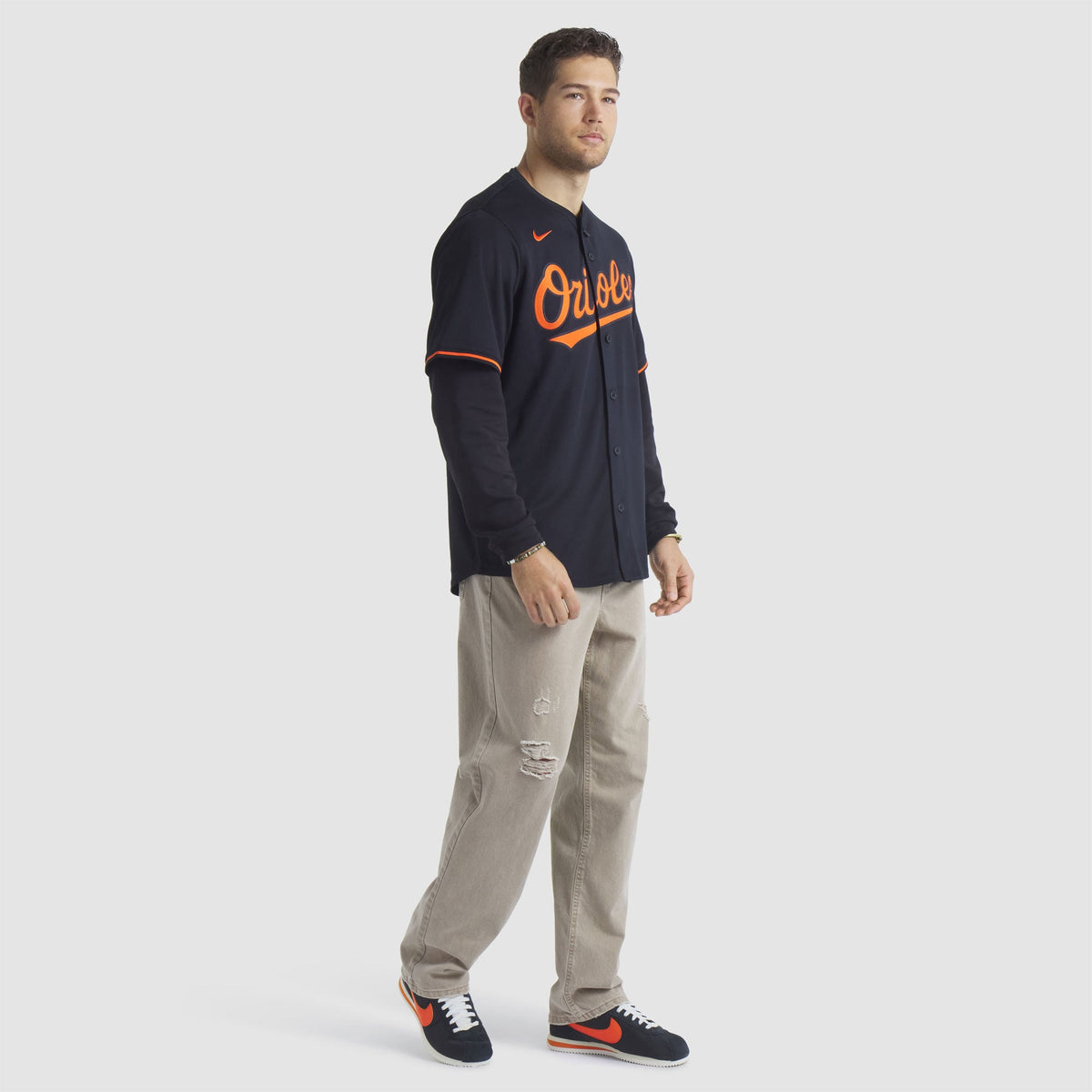 Men's Baltimore Orioles Gunnar Henderson Nike Black Alternate Limited Player Jersey - 7