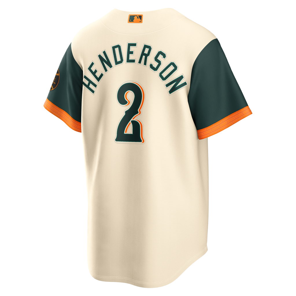 Men's Baltimore Orioles Gunnar Henderson Nike Cream 2026 City Connect Stadium Jersey - 4
