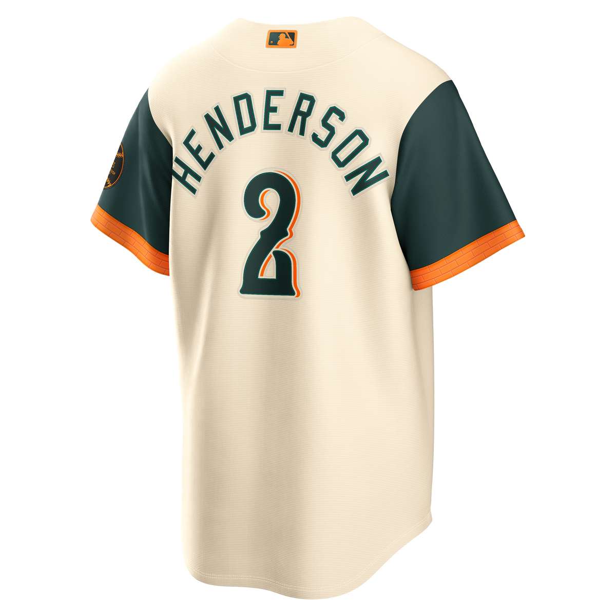 Men's Baltimore Orioles Gunnar Henderson Nike Cream 2026 City Connect Stadium Jersey - 4