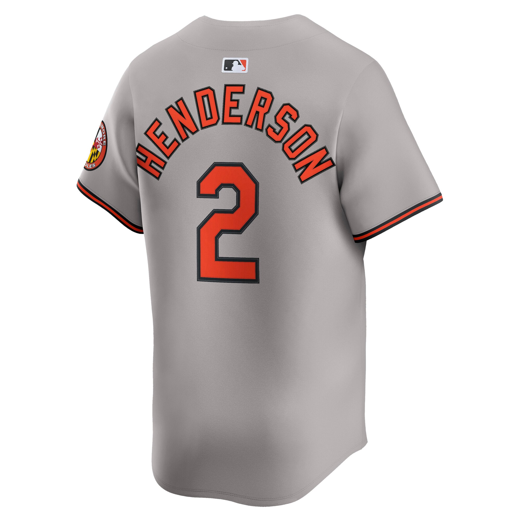 Men's Baltimore Orioles Gunnar Henderson Nike Gray Road Limited Player Jersey - 4