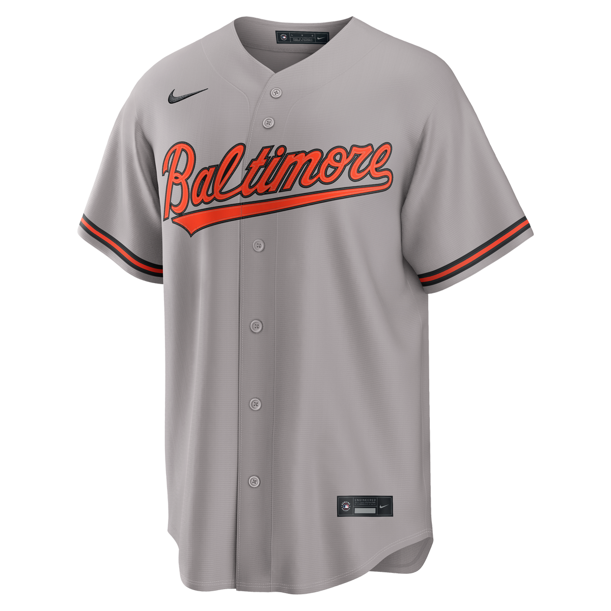 Men's Baltimore Orioles Gunnar Henderson Nike Gray Road Replica Jersey - 3