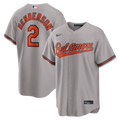 Men's Baltimore Orioles Gunnar Henderson Nike Gray Road Replica Jersey