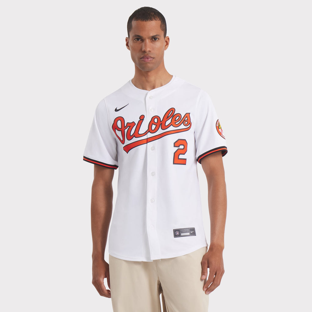 Men's Baltimore Orioles Gunnar Henderson Nike White Home Limited Player Jersey - 5