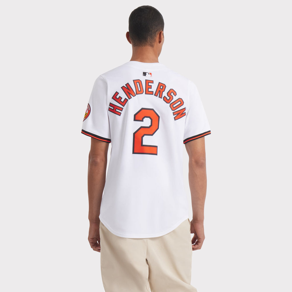 Men's Baltimore Orioles Gunnar Henderson Nike White Home Limited Player Jersey - 6