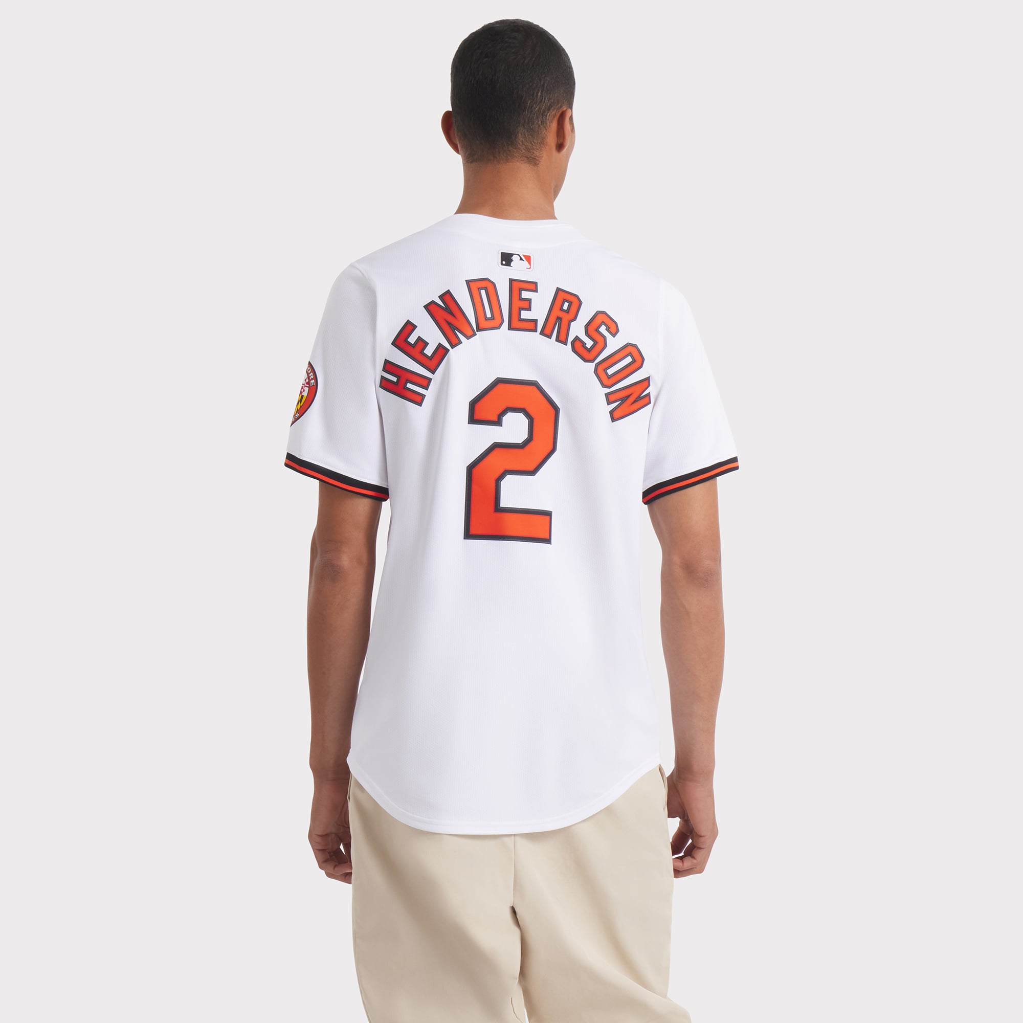 Men's Baltimore Orioles Gunnar Henderson Nike White Home Limited Player Jersey - 6