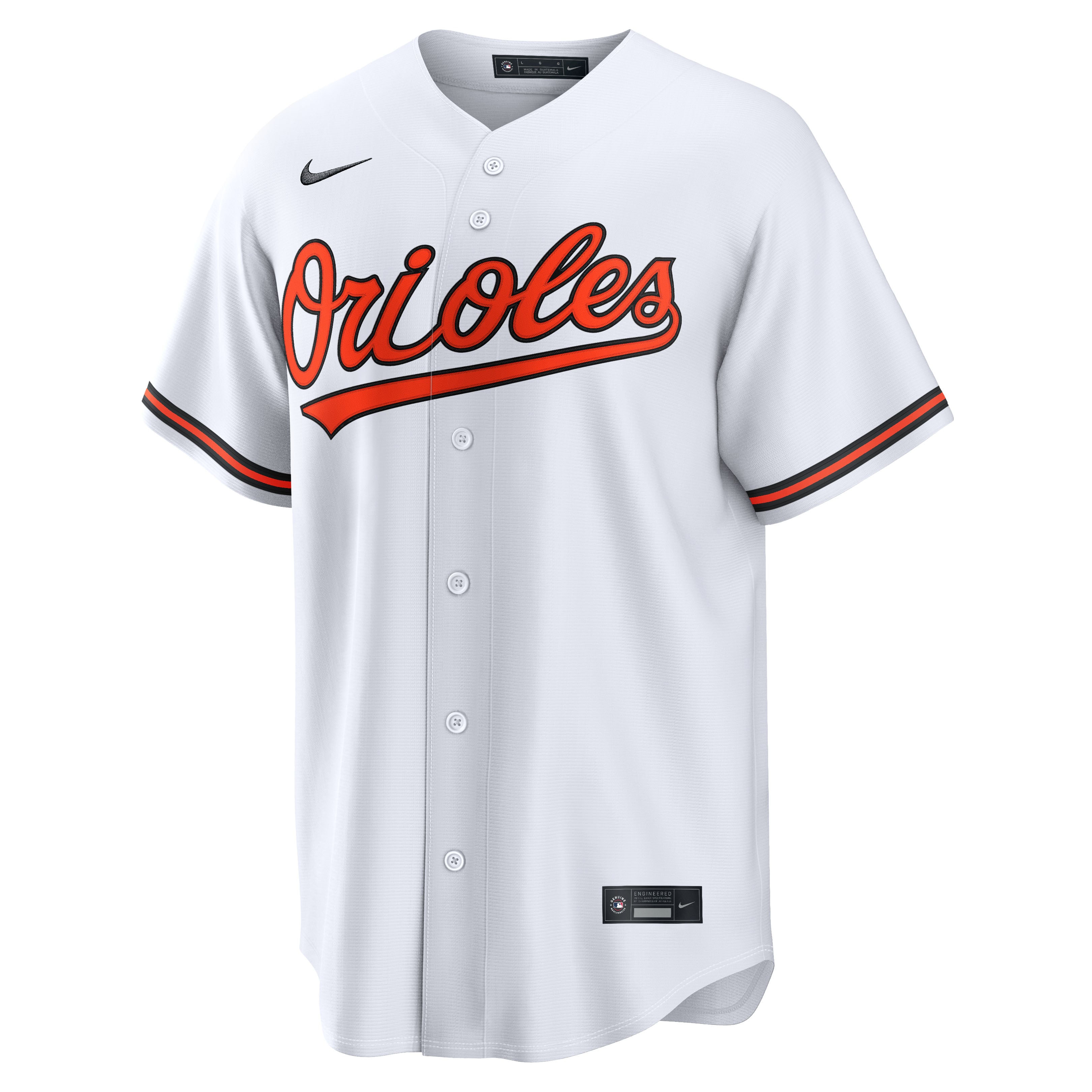 Men's Baltimore Orioles Gunnar Henderson Nike White Home Replica Jersey - 5