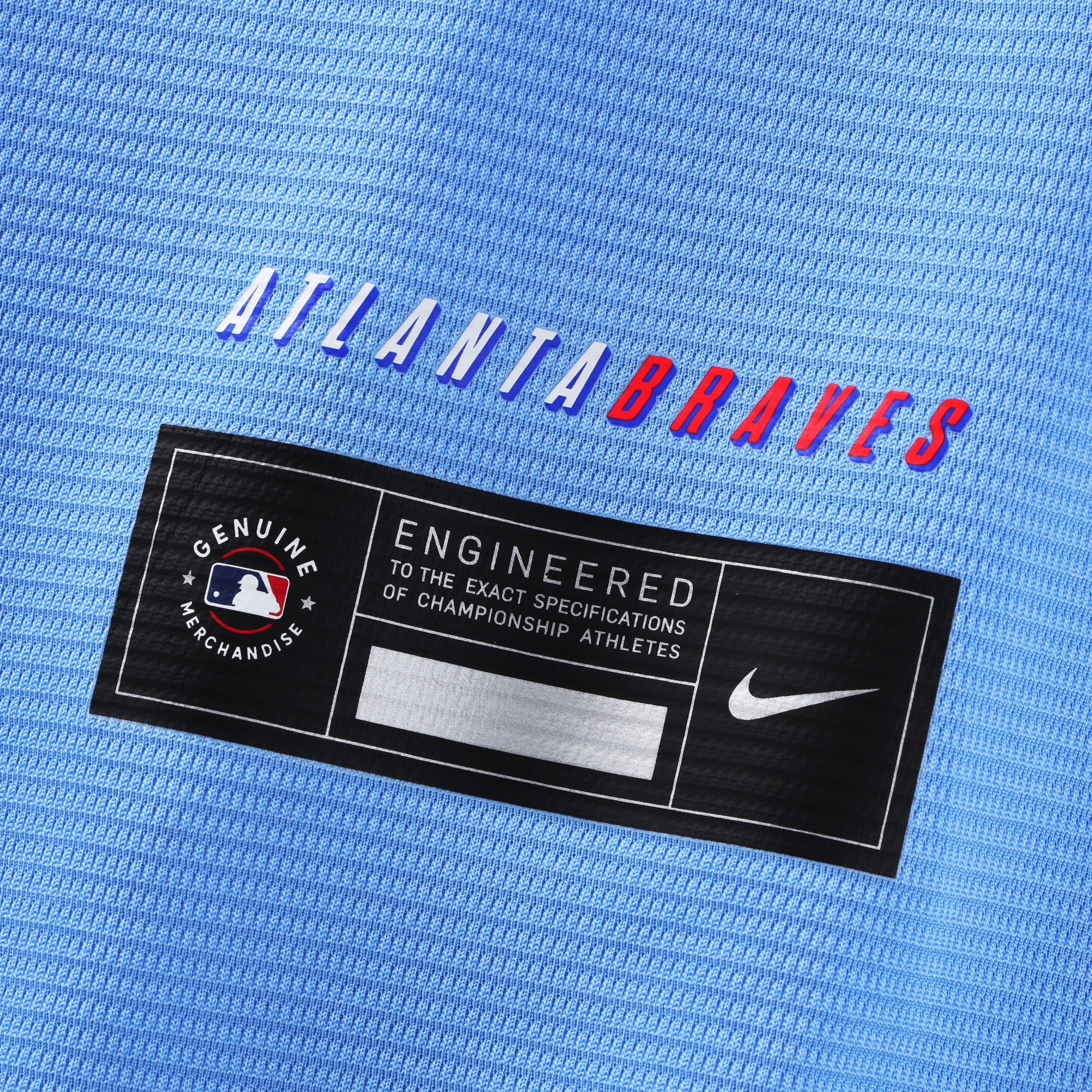 Men's Atlanta Braves Hank Aaron Nike Powder Blue 2026 City Connect Stadium Jersey - 7