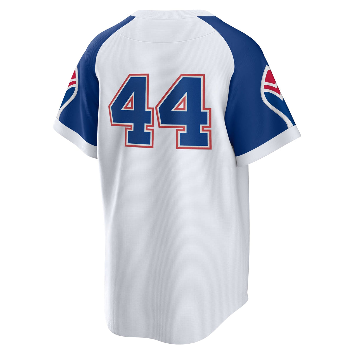Men's Atlanta Braves Hank Aaron Nike White Home Cooperstown Collection Player Jersey - 4