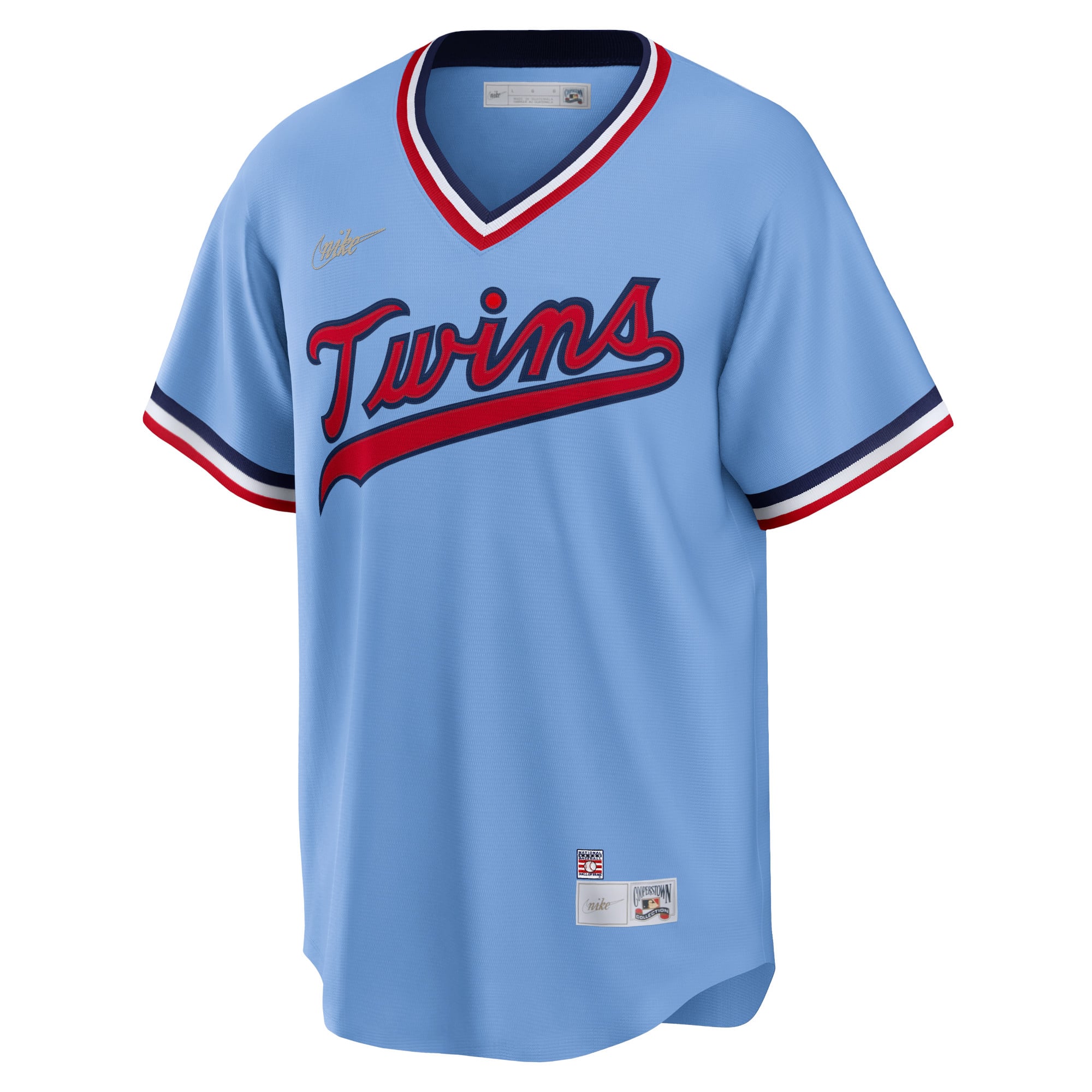 Men's Minnesota Twins Harmon Killebrew Nike Light Blue Road Cooperstown Collection Player Jersey - 3