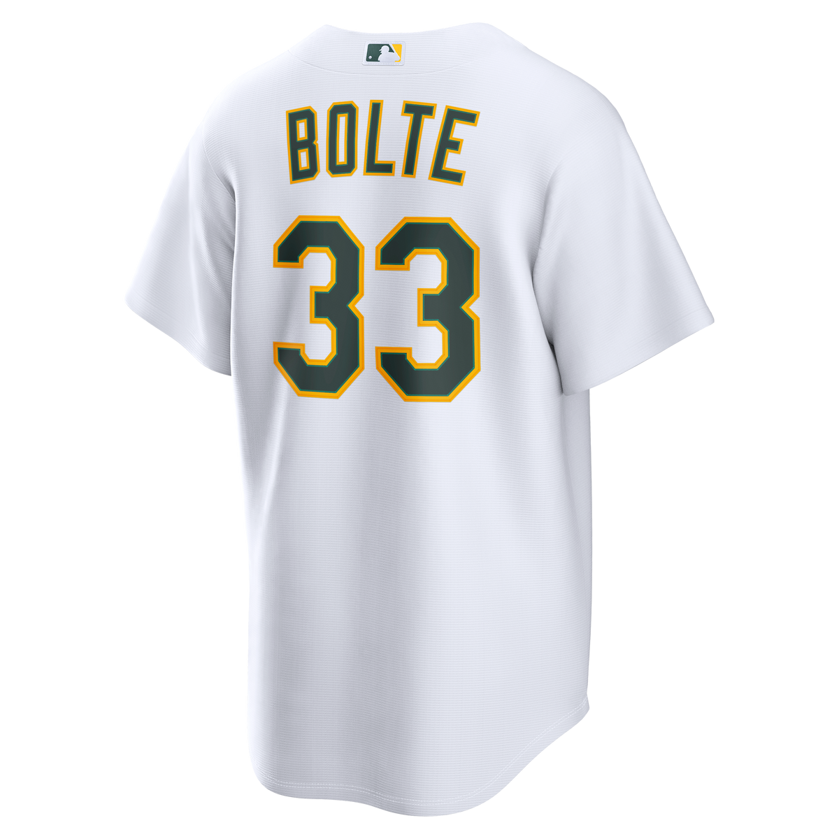 Men's Athletics Henry Bolte Nike White Home Replica Jersey - 4