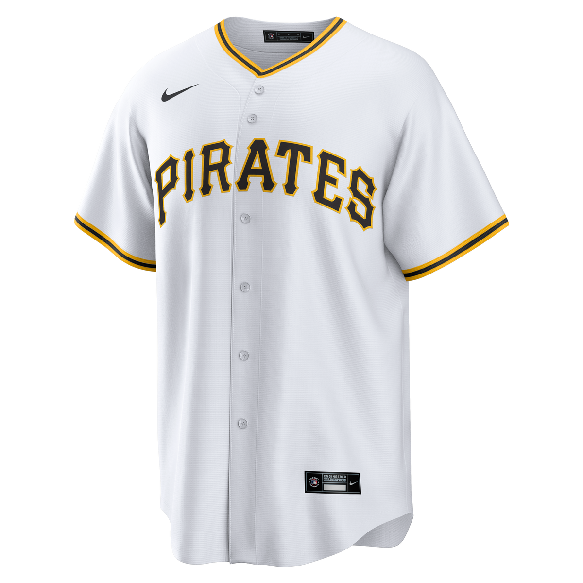 Men's Pittsburgh Pirates Henry Davis Nike White Home Replica Jersey - 3