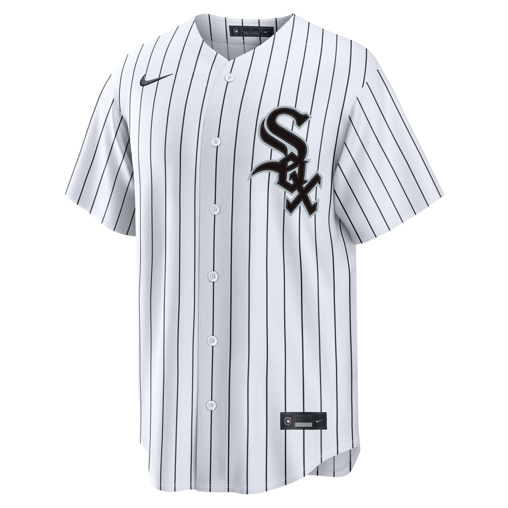 Men's Chicago White Sox Huascar Brazoban Nike White Home Replica Jersey - 5