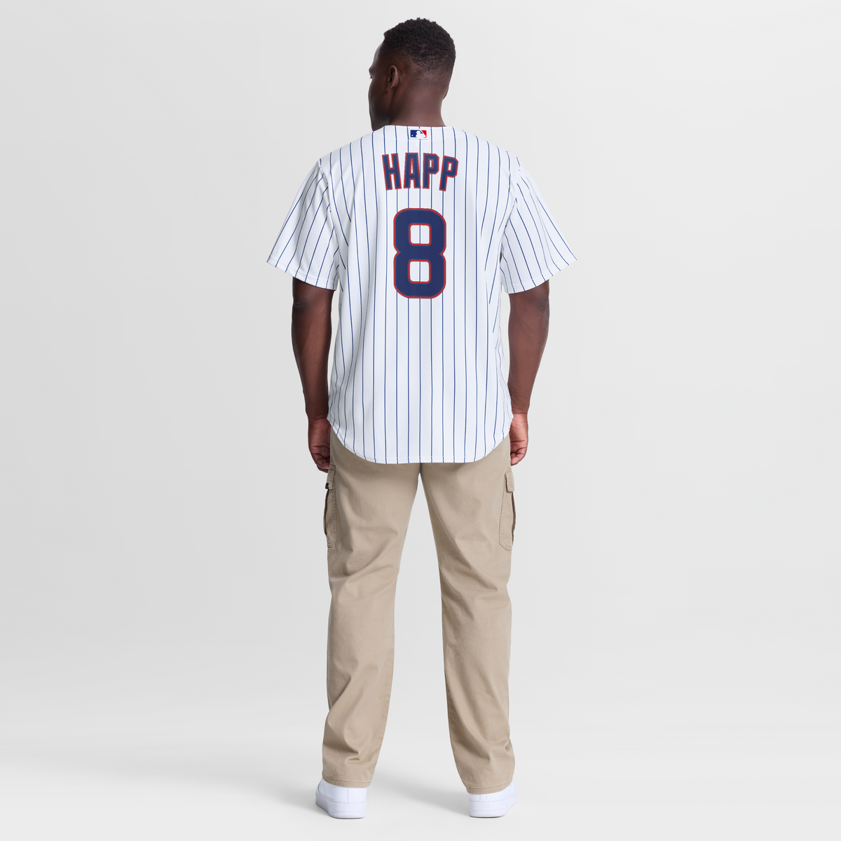 Men's Chicago Cubs Ian Happ Nike White Home Replica Jersey - 6