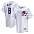 Men's Chicago Cubs Ian Happ Nike White Home Replica Jersey