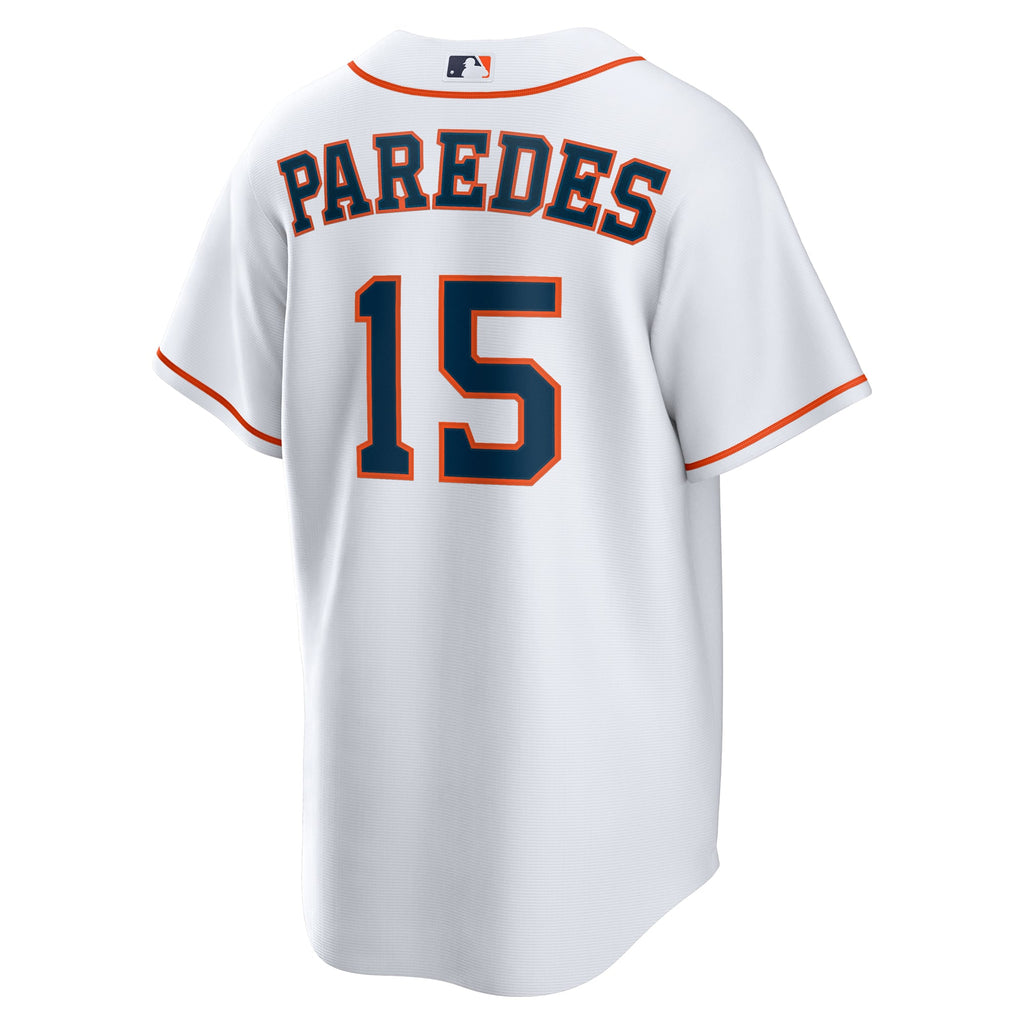Men's Houston Astros Isaac Paredes Nike White Home Replica Jersey - 4