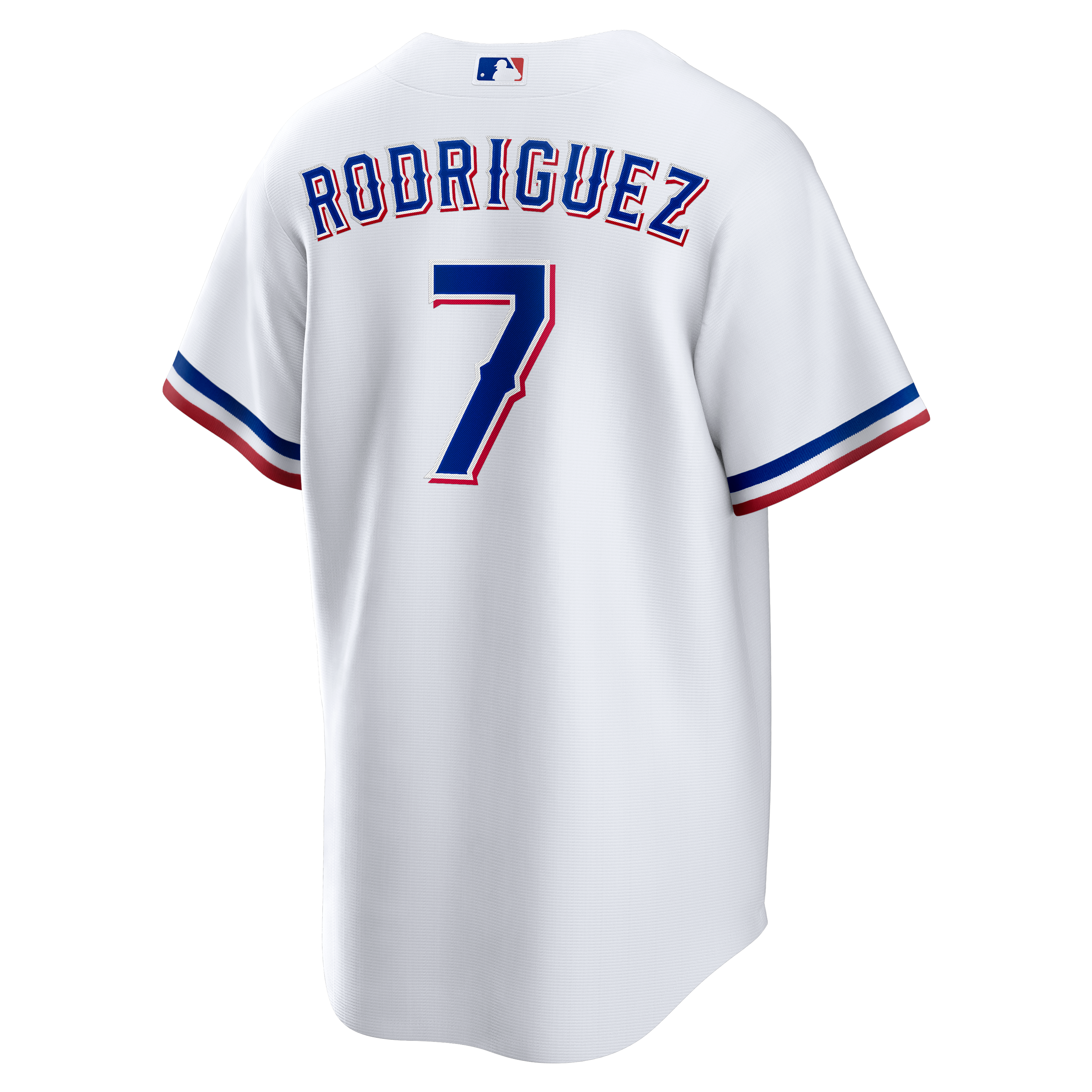 Men's Texas Rangers Ivan Rodriguez Nike White Home Retired Player Replica Jersey - 4