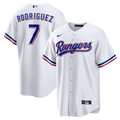 Men's Texas Rangers Ivan Rodriguez Nike White Home Retired Player Replica Jersey