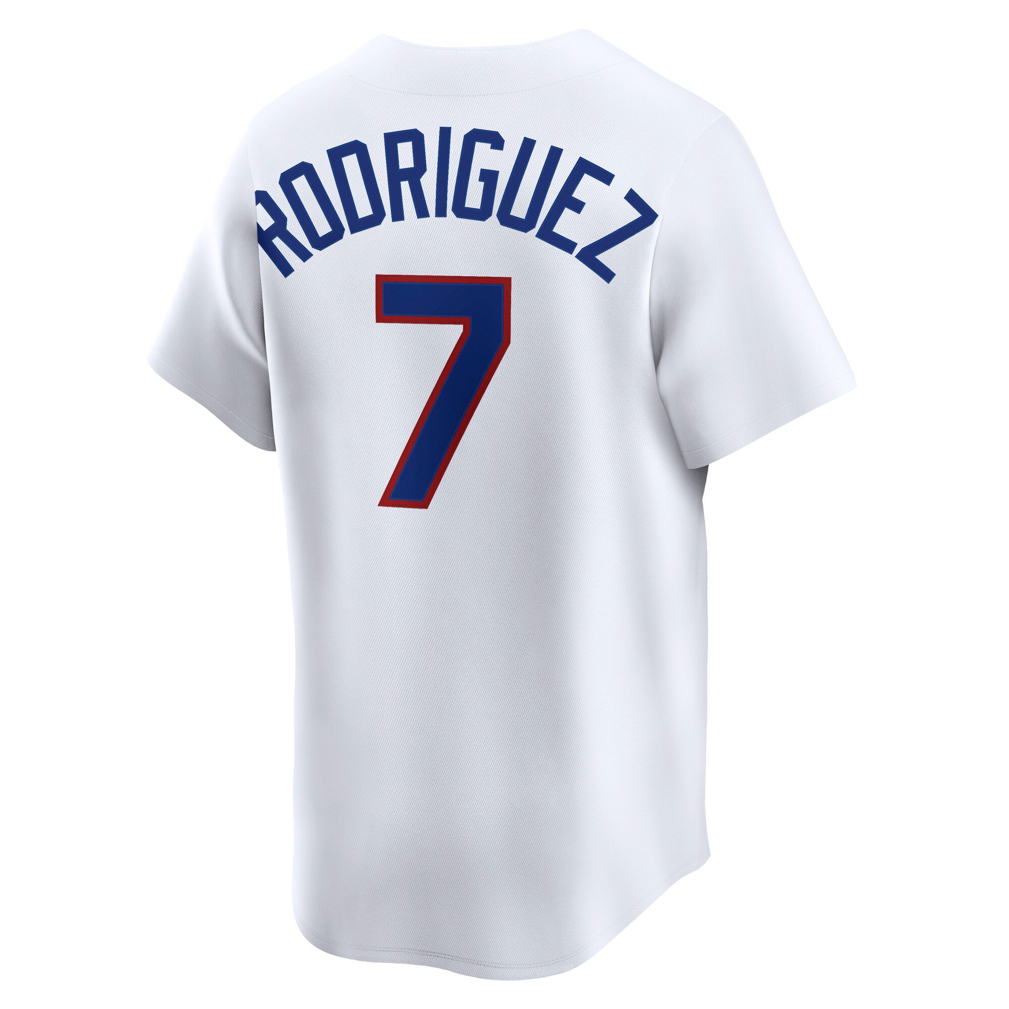 Men's Texas Rangers Ivan Rodriguez Nike White Throwback Cooperstown Collection Limited Jersey - 4