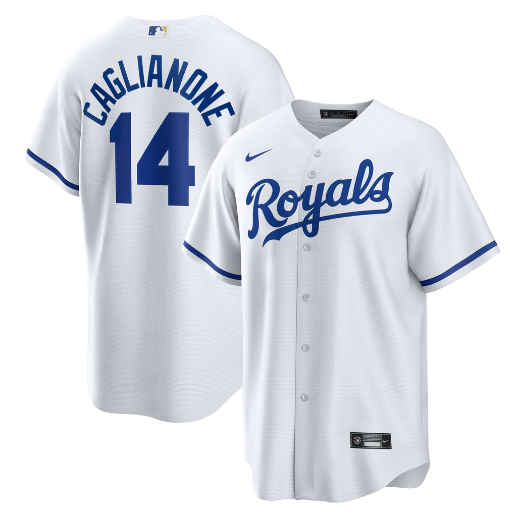 Men's Kansas City Royals Jac Caglianone Nike White Home Replica Jersey - 2