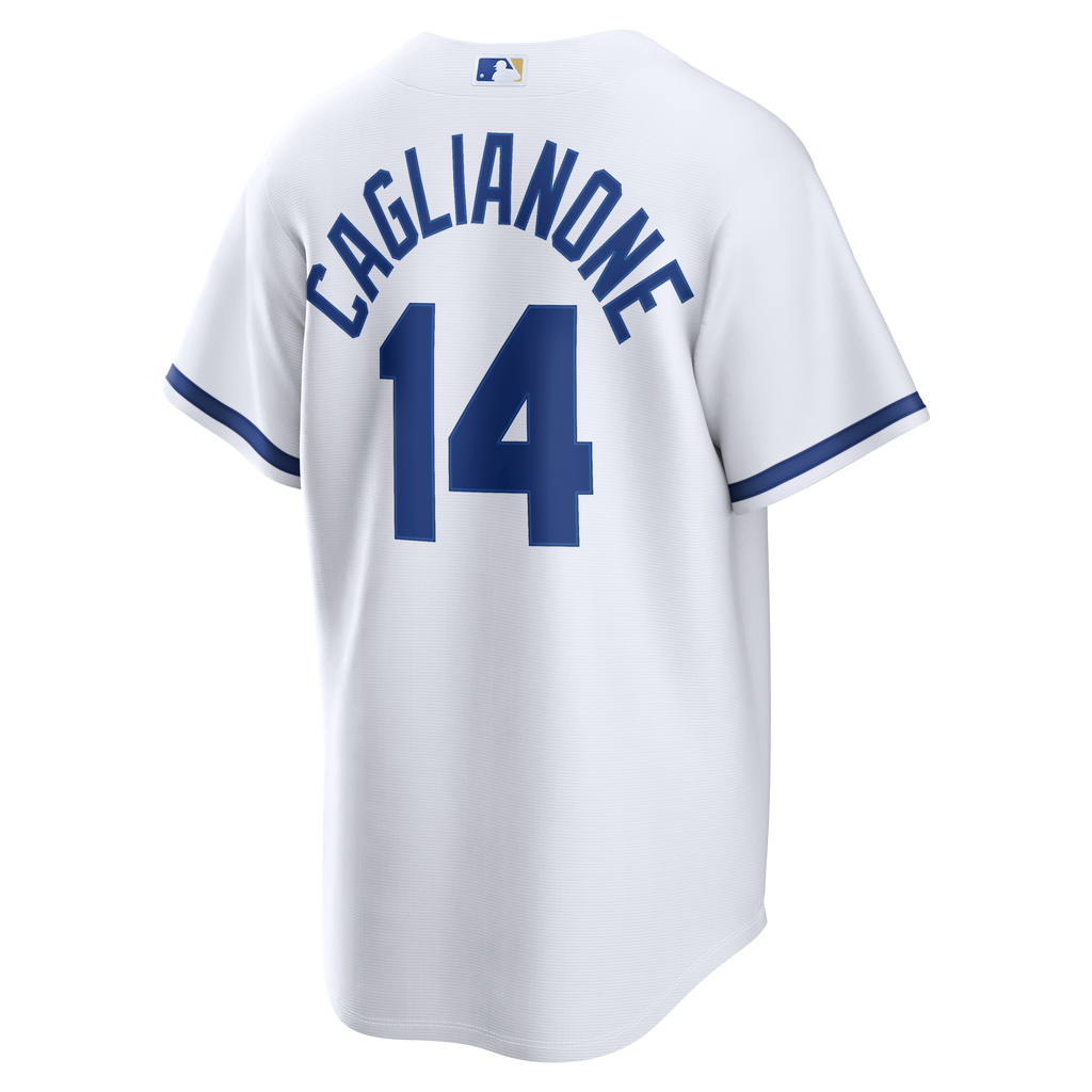 Men's Kansas City Royals Jac Caglianone Nike White Home Replica Jersey - 4