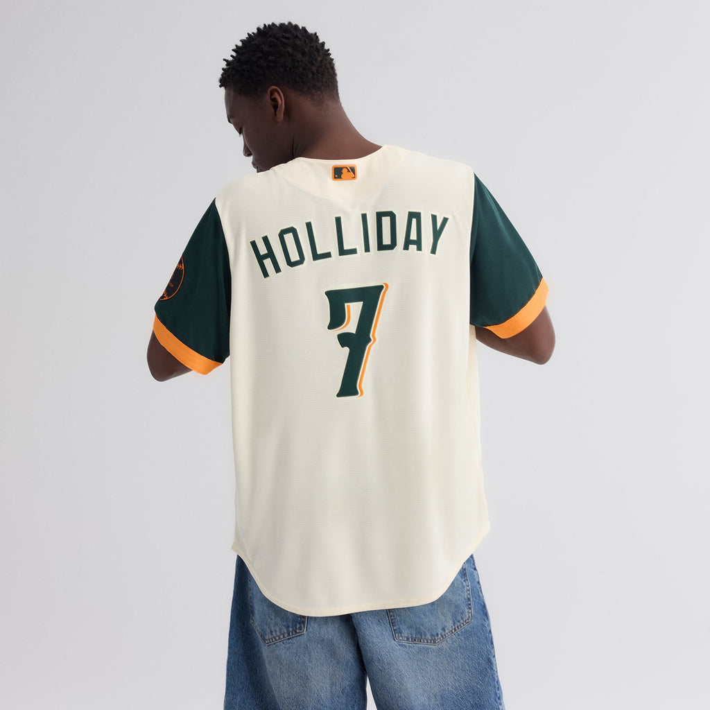 Men's Baltimore Orioles Jackson Holliday Nike Cream 2026 City Connect Stadium Jersey - 6