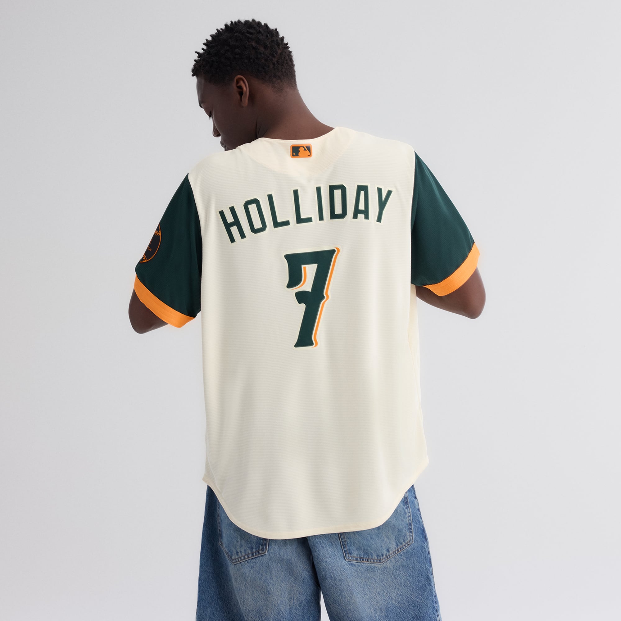 Men's Baltimore Orioles Jackson Holliday Nike Cream 2026 City Connect Stadium Jersey - 6