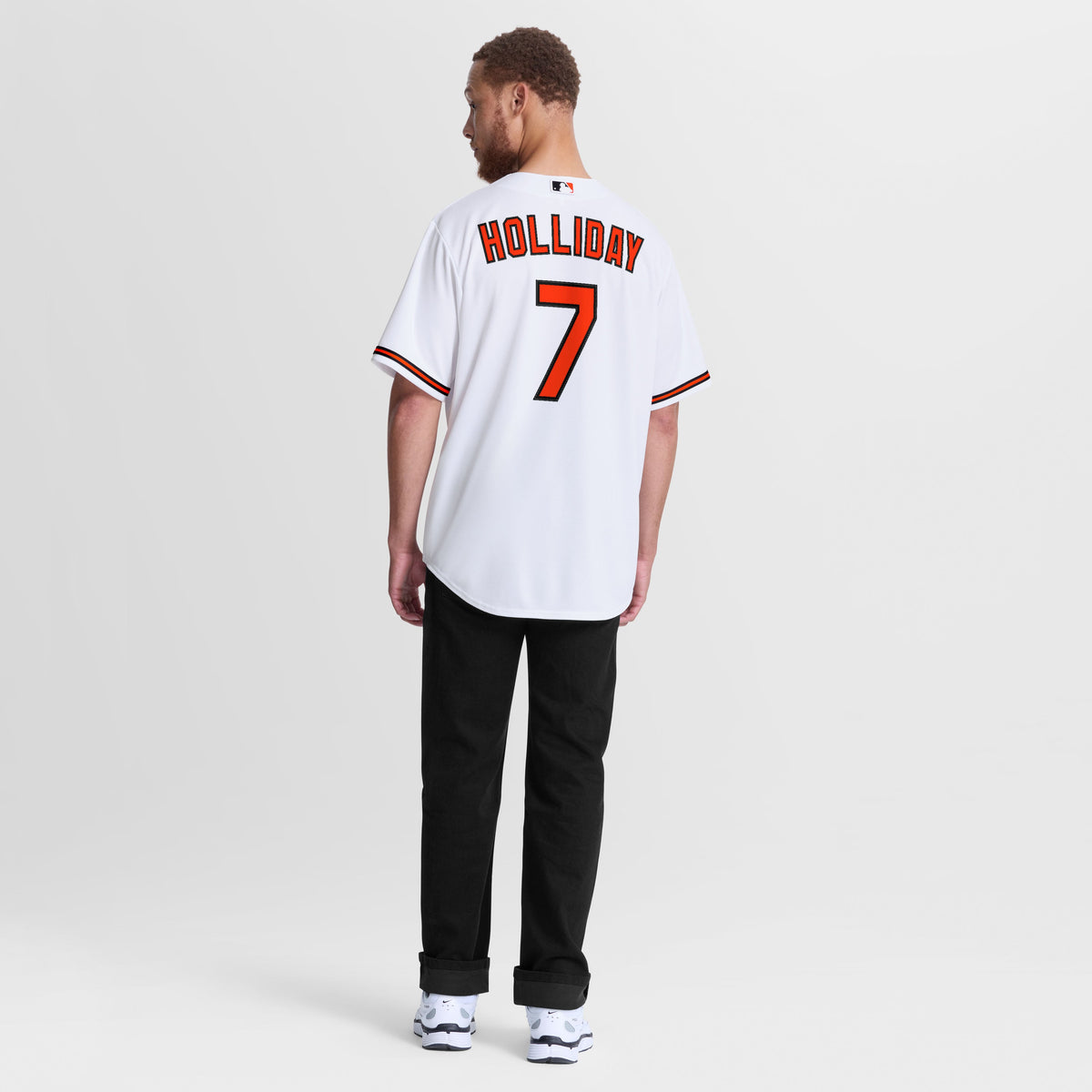 Men's Baltimore Orioles Jackson Holliday Nike White Home Replica Jersey - 4